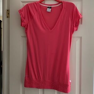 Nike Vneck pink top